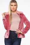 Mauve Bomber Jacket
