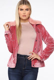 Mauve Bomber Jacket