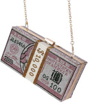 Bling Dollar Bill Bag
