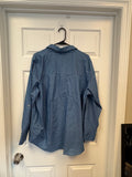 Blue Studded Chambray Blouse