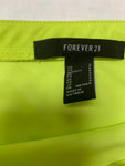 F21 Neon Green Slip Skirt