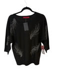 Rhinestone Embellished Love Scarlett Sweater
