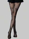 Heart Patterned Tights