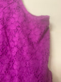 Purple Lace Eyelet Dress