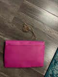 Hot pink Envolope Crossbody Bag