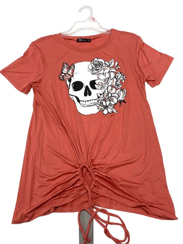 Skull Patterned T-shirt