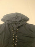 Tie Detail T-shirt Hoodie