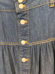 Denim Ruffled Cowgirl Skirt