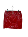 Red Patent Faux Leather