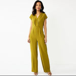 Nine West Pea Green Jumpsuit