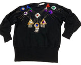 Vintage Jewel Embellished Sweater