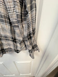 DKNY Flannel Blouse