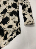 Cow Patterned Button Down Top