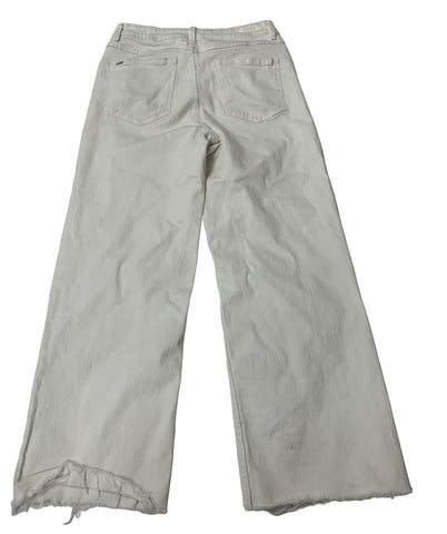 Wide Leg Cut Off Jeans-Preowned