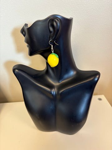 Lemon Statement Earrings