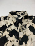 Cow Patterned Button Down Top