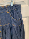 Denim Ruffled Cowgirl Skirt