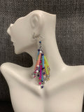 Handmade Straw Dangle Earrings