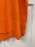 Orange Cotton Chino Shorts