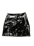 Vegan Patent Leather Skirt