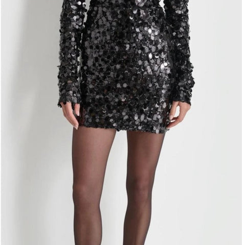 DKNY NWT-Preowned Sequin Mini Skirt