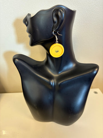 Smiley Face Statement Earrings