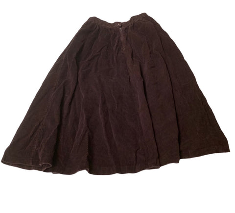 Vintage Corduroy A-Line Skirt