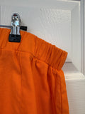 Orange Cotton Chino Shorts