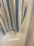 Vintage Striped Denim Shorts