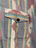 Tribal Patterned Button Down Top