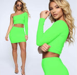 2 Piece Neon Outfit Set
