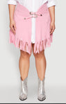 Cowgirl Fringe Overlay Skirt