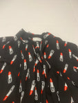 Preowned Saint Laurent Liostick Patterned Dress