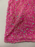 Bubblegum Pink Sequin Embellished Dress