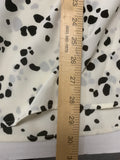 Vintage Dalmatian Spot Patterned Blouse