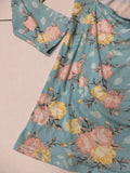 Floral Patterned Cut Out Dress