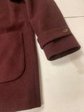 Vintage Burgundy PeaCoat