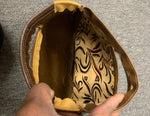 Vintage Multicolored Leather Clutch