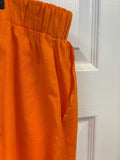 Orange Cotton Chino Shorts