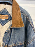 Vintage Wrangler Denim Fleece Lined Jacket