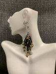 Handmade Straw Dangle Earrings