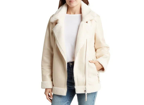 Vigoss Cream Bomber Jacket