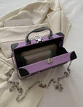 Purple Boombox Crossbody Bag