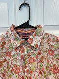 Vintage Floral Patterned Tommy Hilfiger Button Down Top