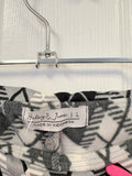 Argyle Patterned Flare Leg Pants