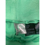 Green Velour Shorts