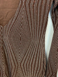 Trixxi Brown Bling Dress