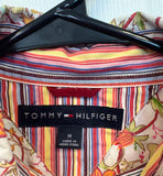 Vintage Floral Patterned Tommy Hilfiger Button Down Top