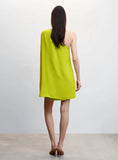 Neon Green Cape Dress
