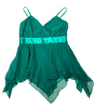 Emerald Silk Cami Blouse